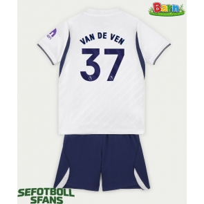 Tottenham Hotspur Micky van de Ven #37 Hemmaställ Barn 2026-27 Kortärmad (+ Korta byxor)